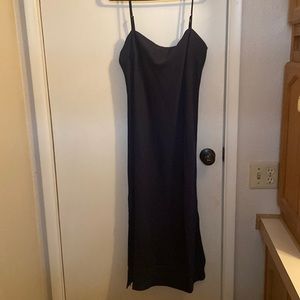 Formal navy blue dress